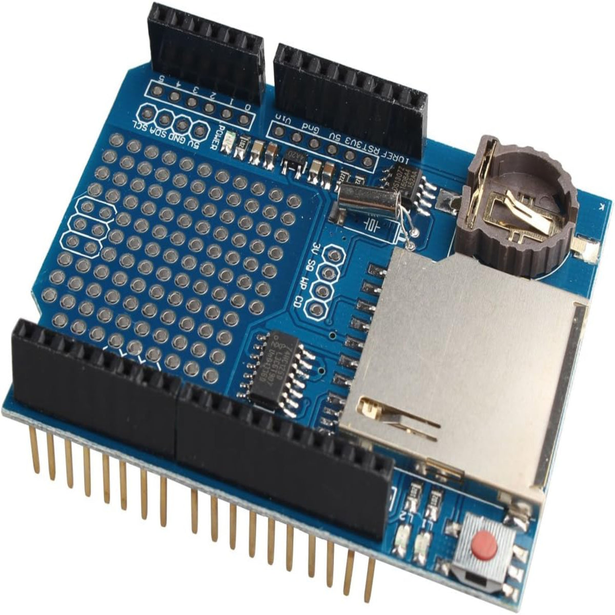 Data Logger Module Arduino Arduino Data Logging Shield with SD Card and RTC