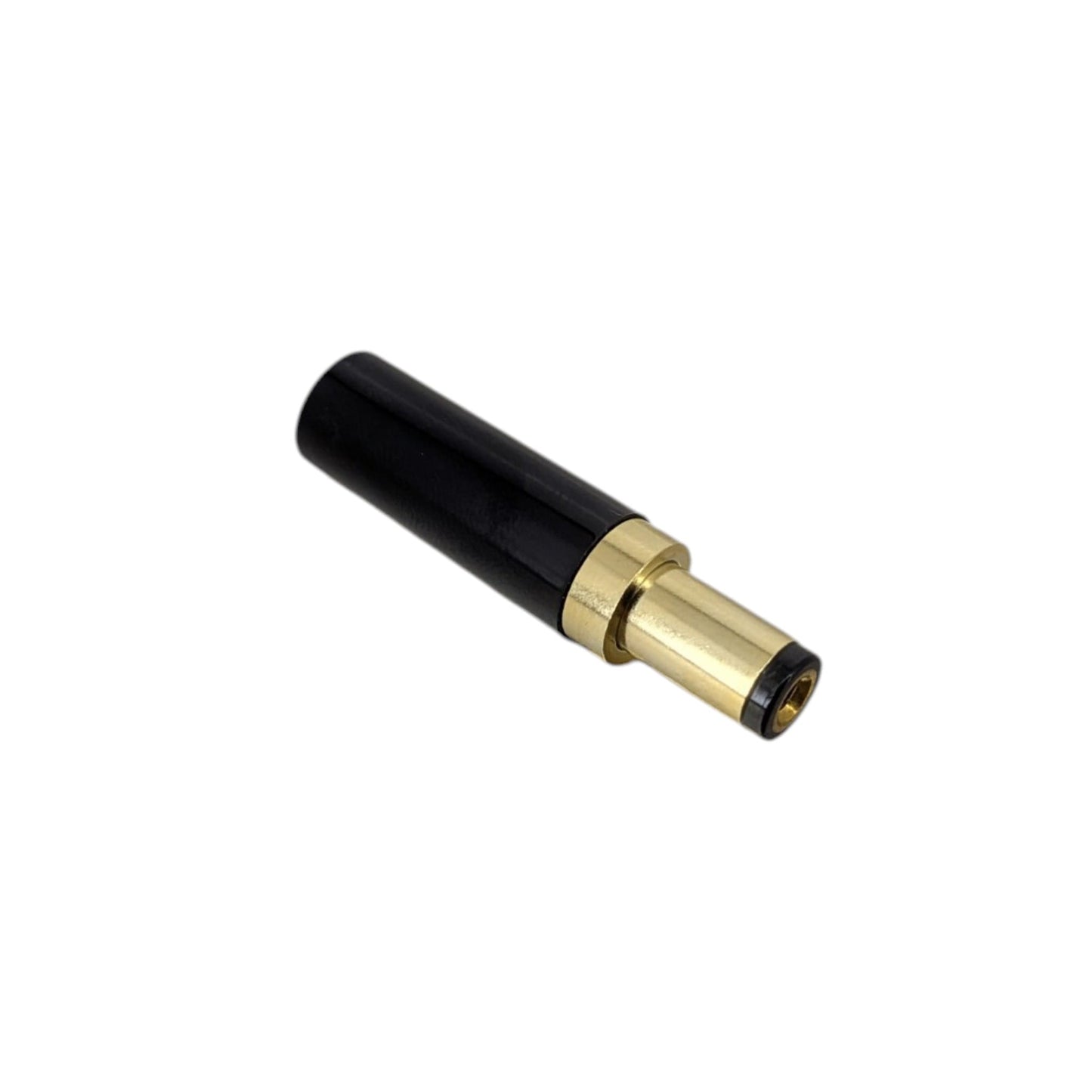 5.5 x 2.1mm 常見尺寸純銅鍍金DC公頭插頭，適用於CCTV監控鏡頭及多數家用電器火牛電源的焊接維修。