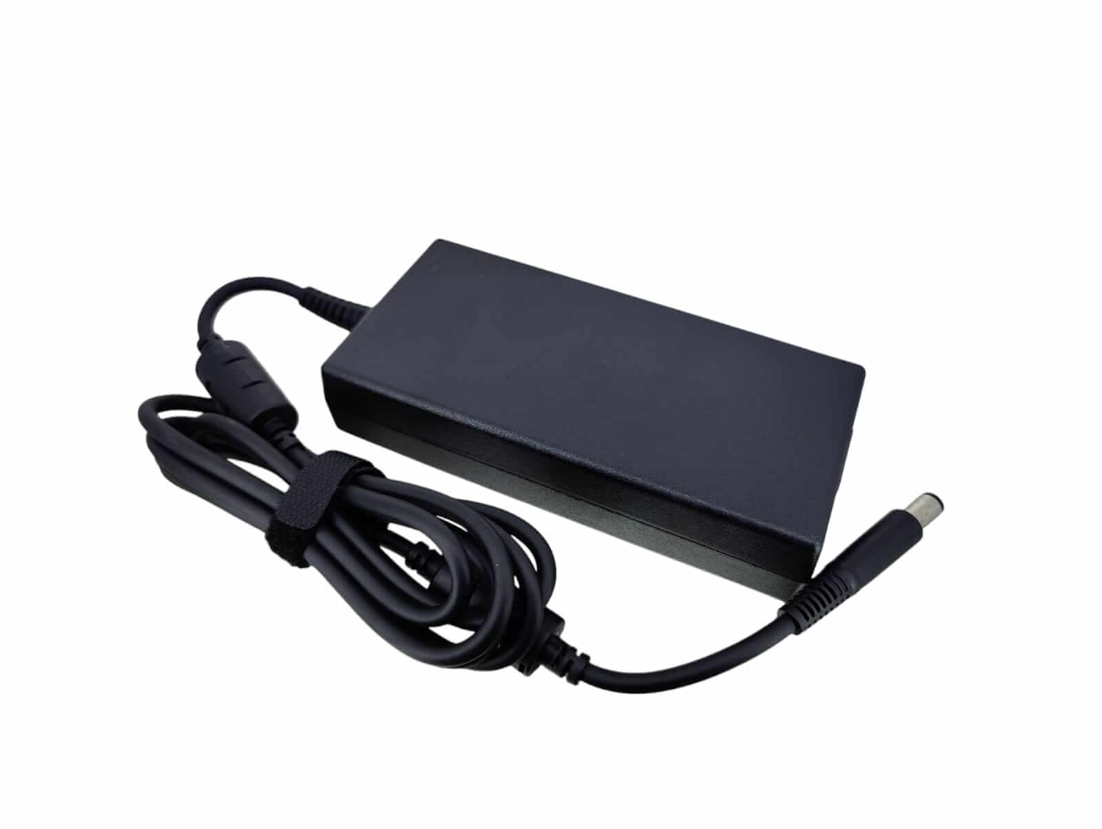 DELL 180W laptop charger with power cable, designed for various DELL laptop models, including Alienware.