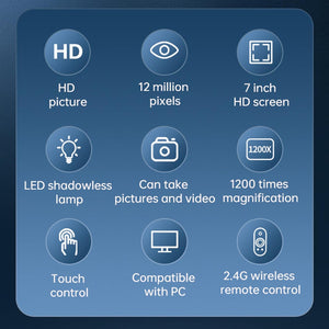 7-inch LCD Digital Microscope 1200X