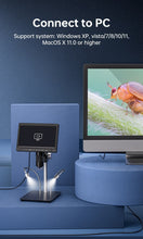 Load image into Gallery viewer, 10.1 Inch 1080P LCD Digital Microscope 1600X
