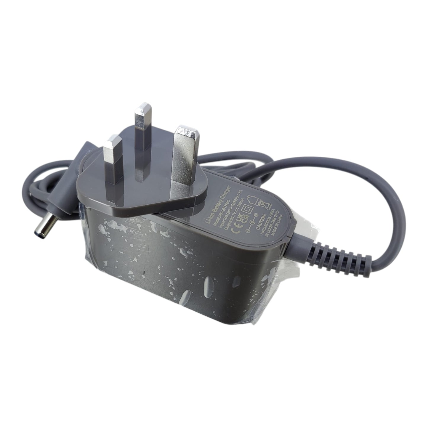 Displaying the 1.5-meter cable length of the replacement vacuum charger.