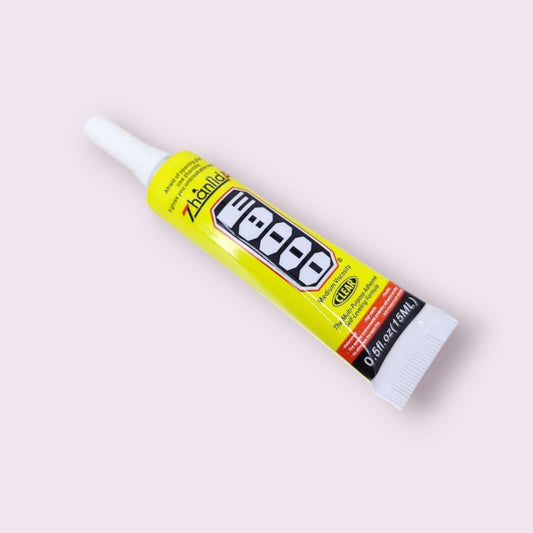 E8000 Multi-Purpose Adhesive Glue 15ml tube for phone screen repair and DIY projects.