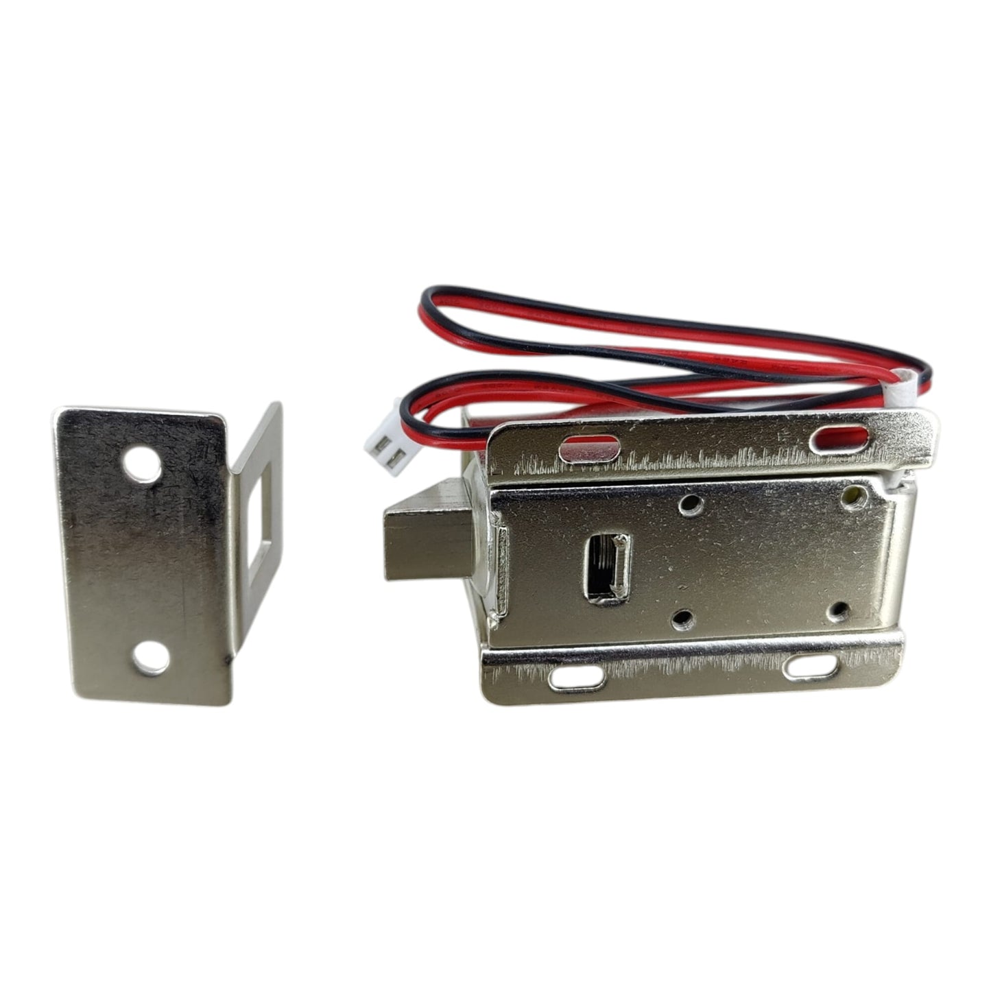 12V electronic drawer lock showing XH-2P terminal wiring.