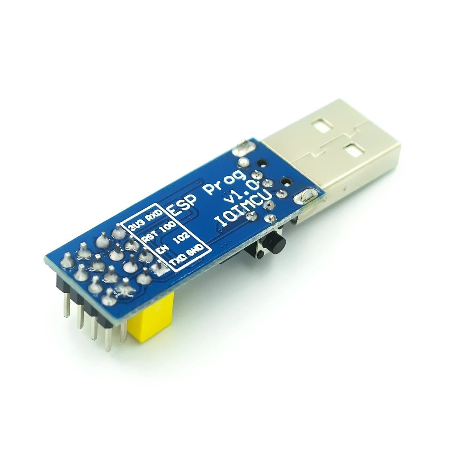 ESP LINK V1.0 CH340C USB to ESP8266 ESP-01 program downloader for firmware updates and serial debugging.