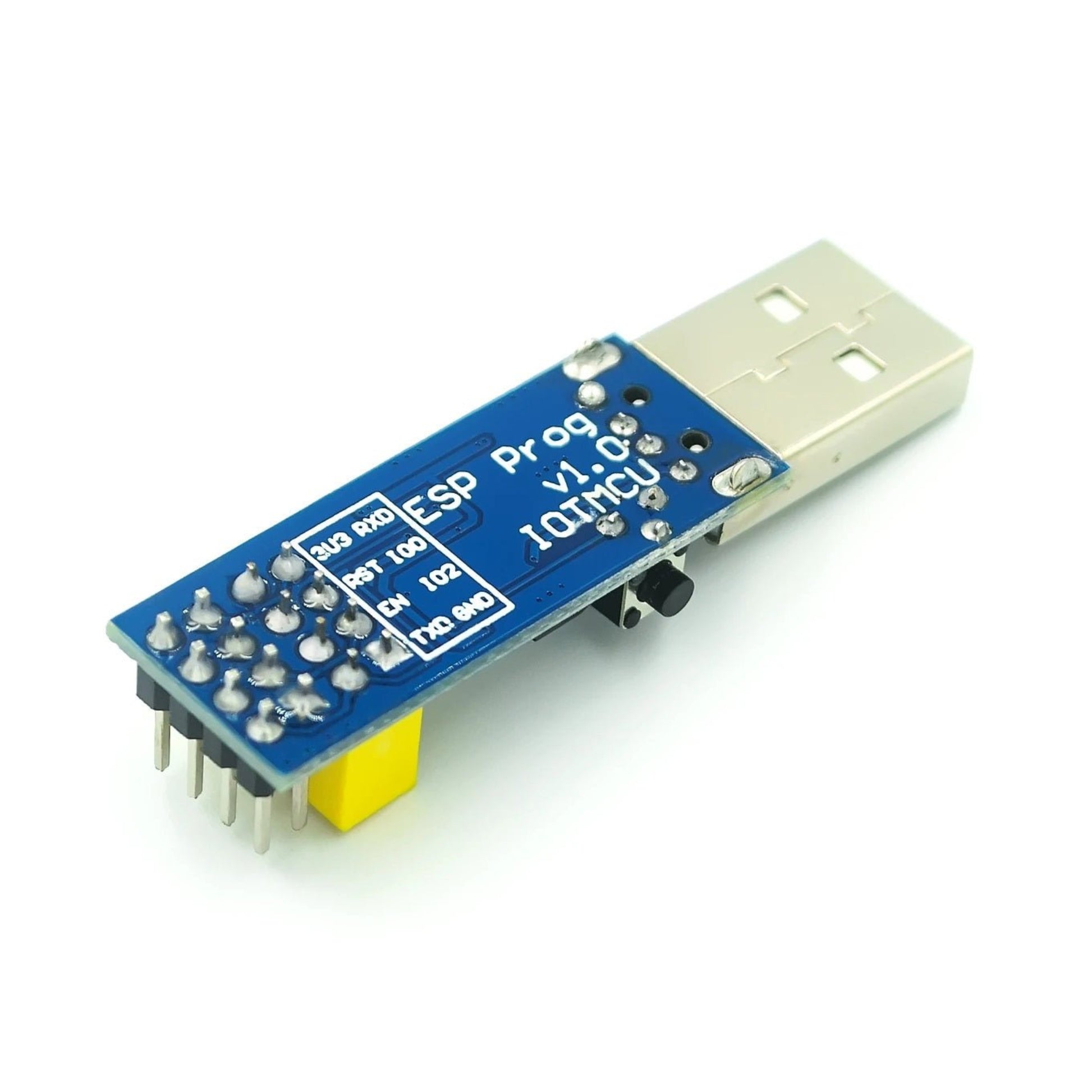 ESP LINK V1.0 CH340C USB to ESP8266 ESP-01 program downloader for firmware updates and serial debugging.