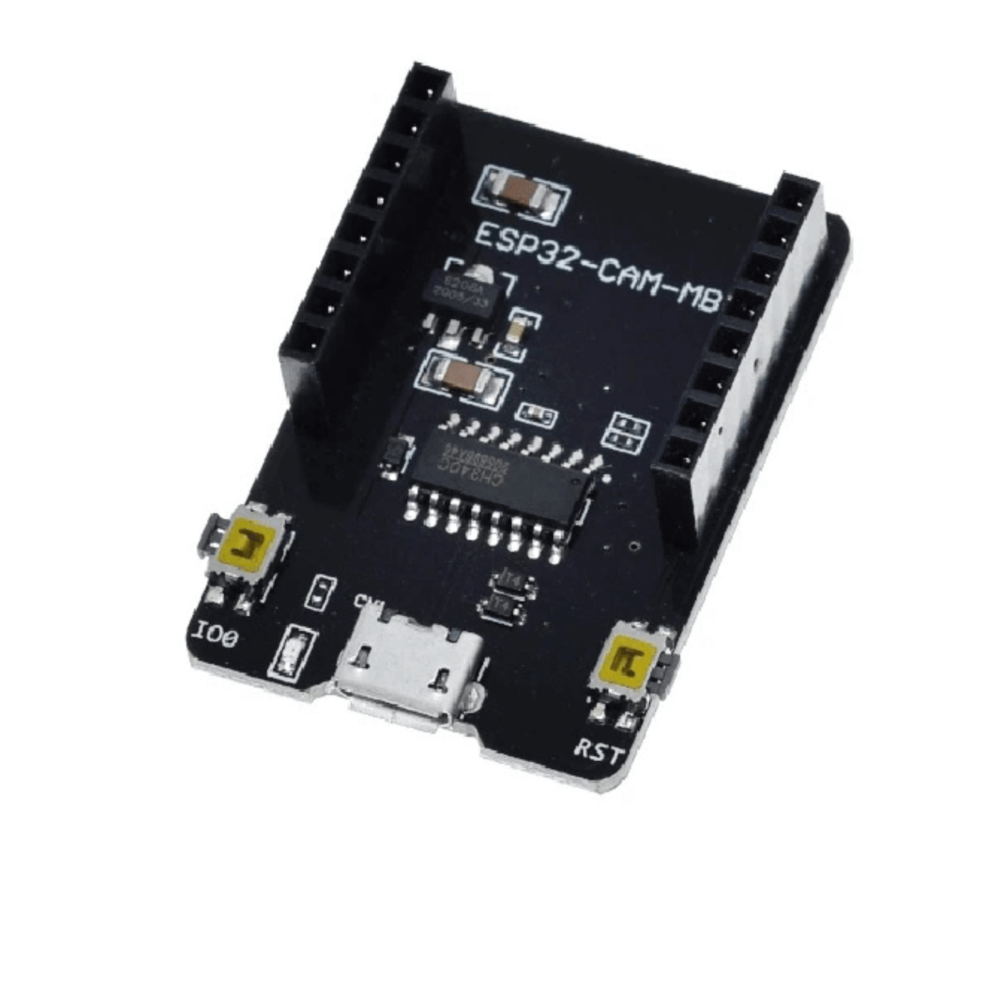 ESP32-CAM-MB CH340 USB module for programming ESP32-CAM with micro USB interface.