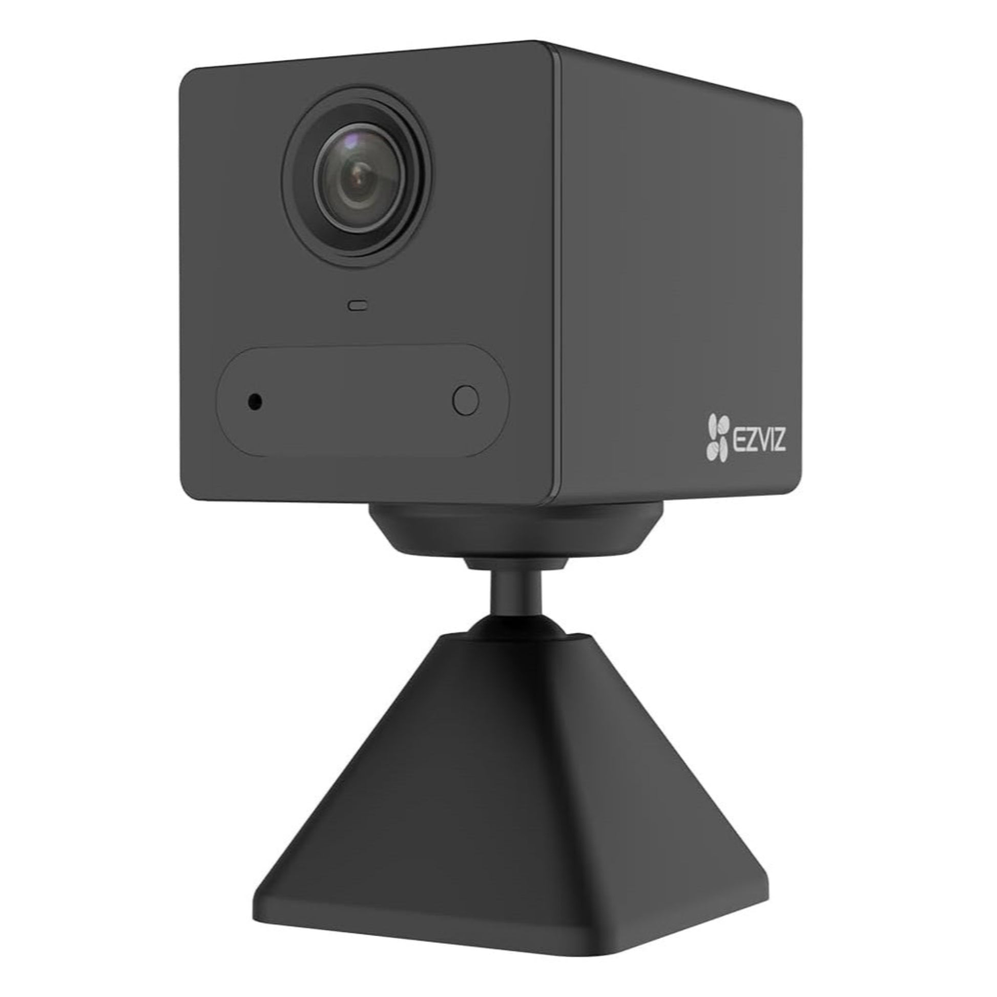 EZVIZ CB2 Mini Wireless Battery Camera showing compact design and adjustable mount for indoor security.