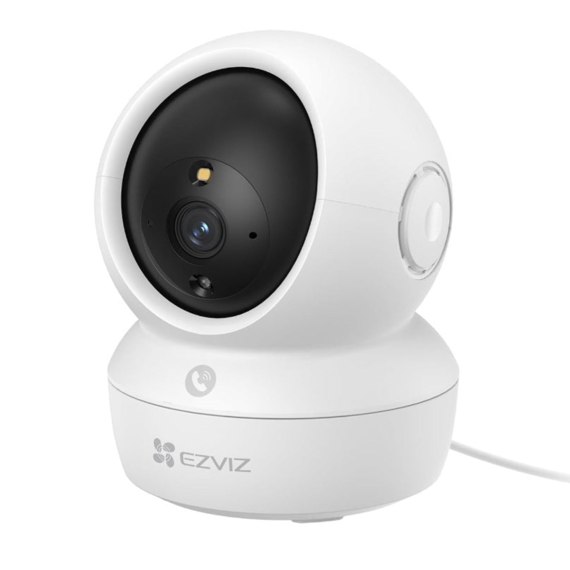 EZVIZ H6c Pro 1080p Indoor Pan/Tilt Camera front view. Smart home security CCTV.