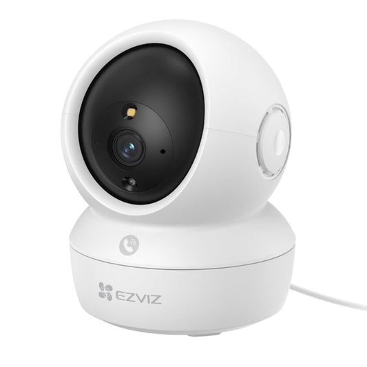 EZVIZ H6c Pro 1080p Indoor Pan/Tilt Camera front view. Smart home security CCTV.