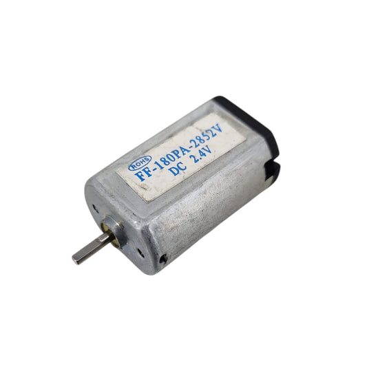 FF-180PA high torque DC motor front view showing shaft and terminals 3-6V
