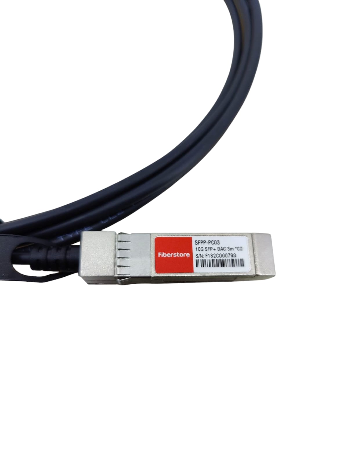 Fiberstore 10G SFP+ DAC Twinax Copper Cable - 3M, designed for reliable short-distance connectivity in data centers.