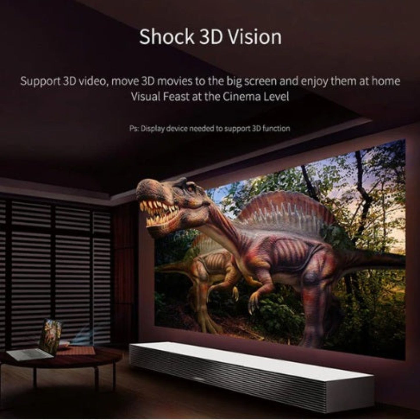 TV on stand using Hagibis HDMI extension cable to solve distance problem between devices.