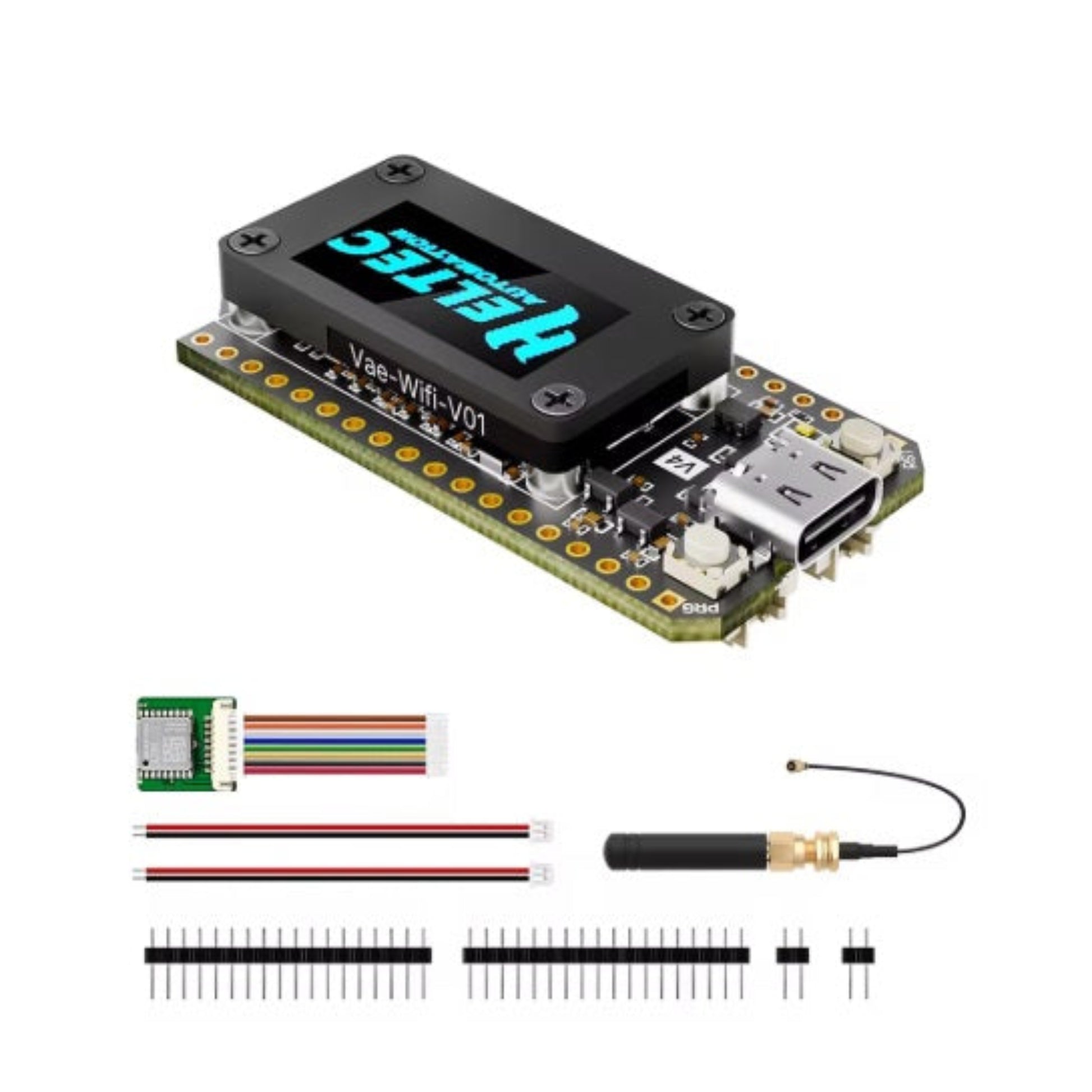 Heltec V4 帶 GPS 版本，購買此版本才會附送專用 GPS 模組，適合需要精確定位的工程專案使用。
