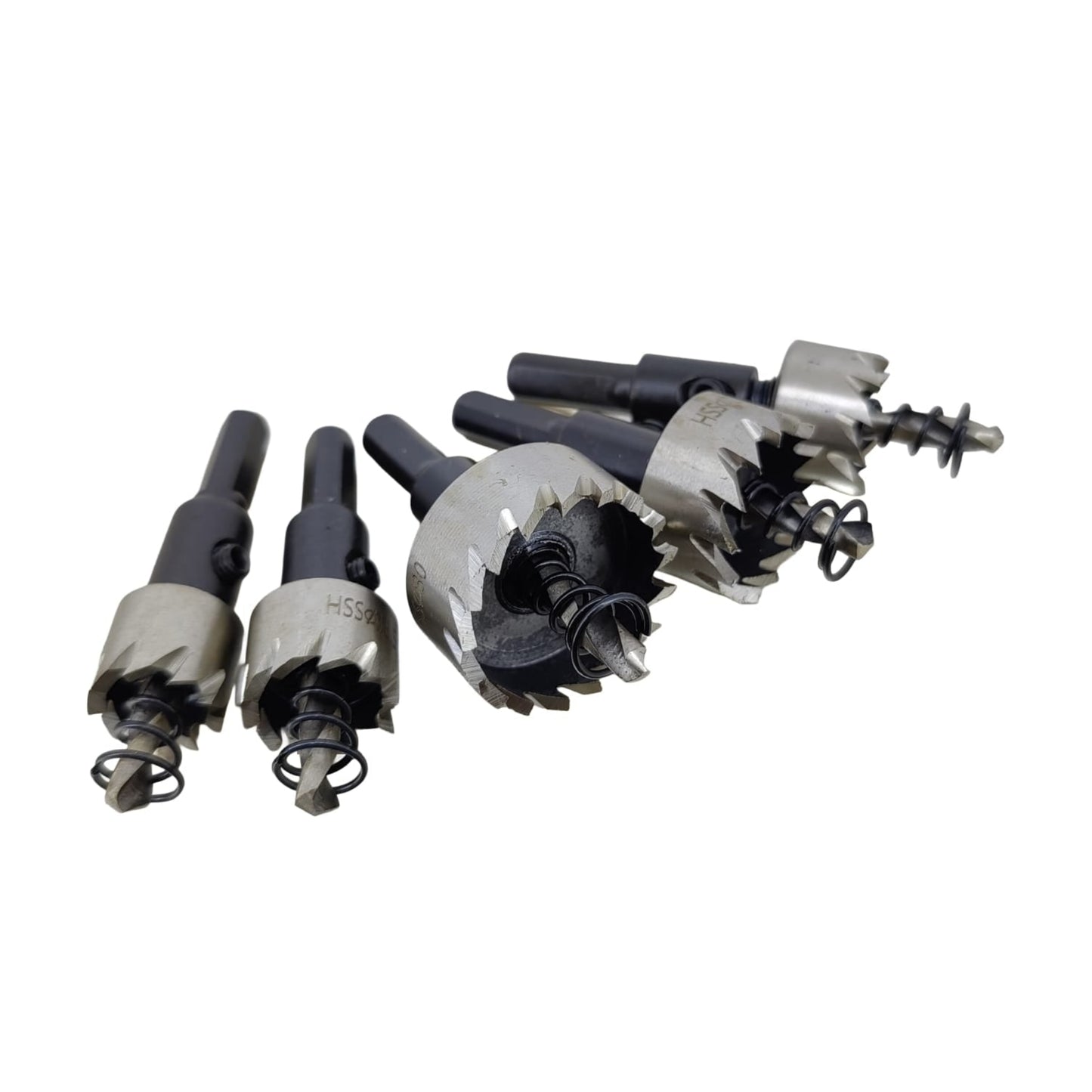 HSS metal hole saw side, with center drill and spring