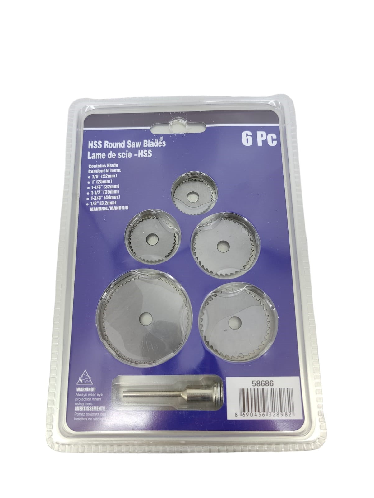 6pcs HSS Round Saw Blades