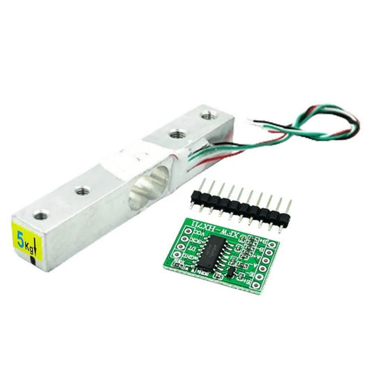 5KG load cell weighing pressure sensor and HX711 AD module kit for electronic scales.