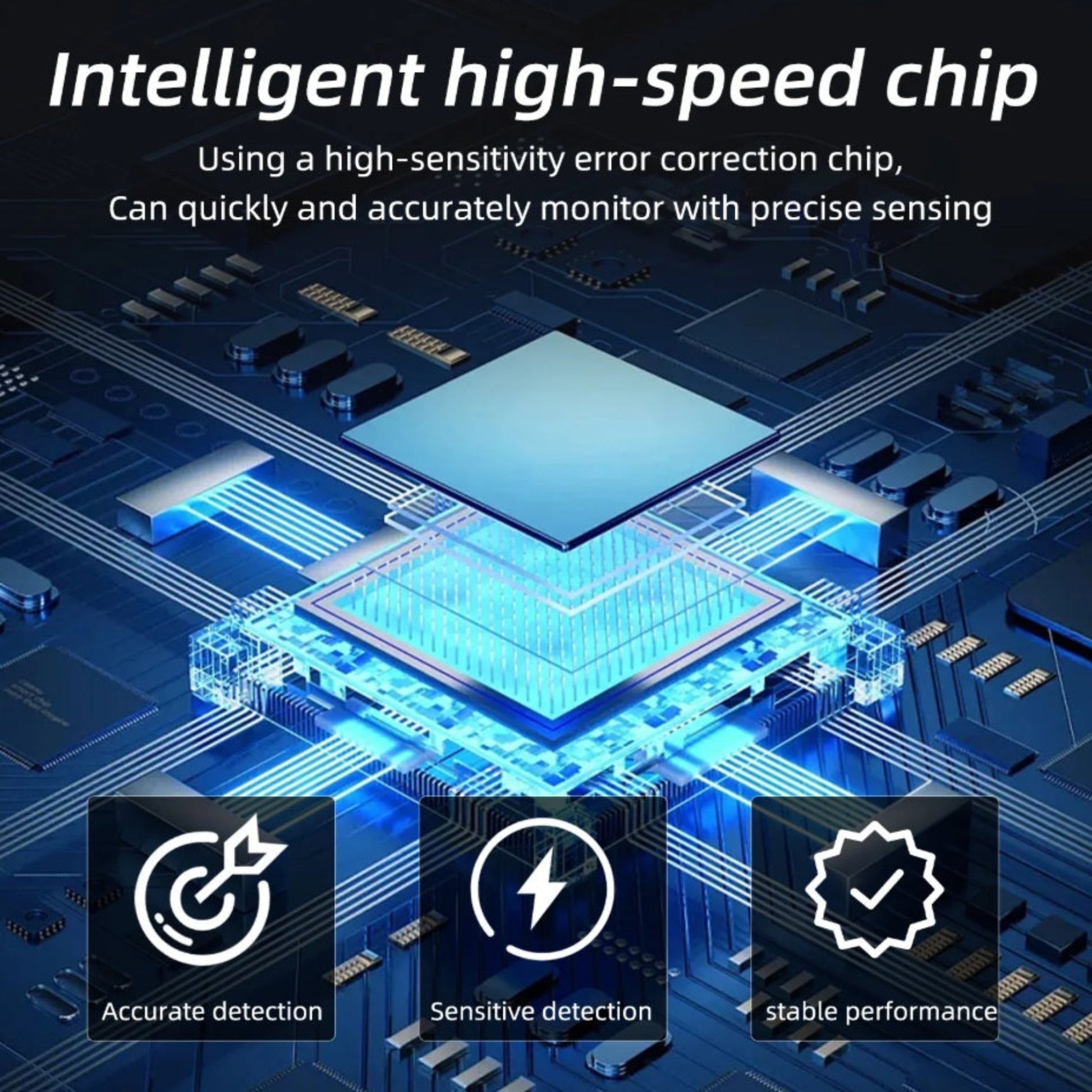 High-speed intelligent chip for accurate smoke monitoring