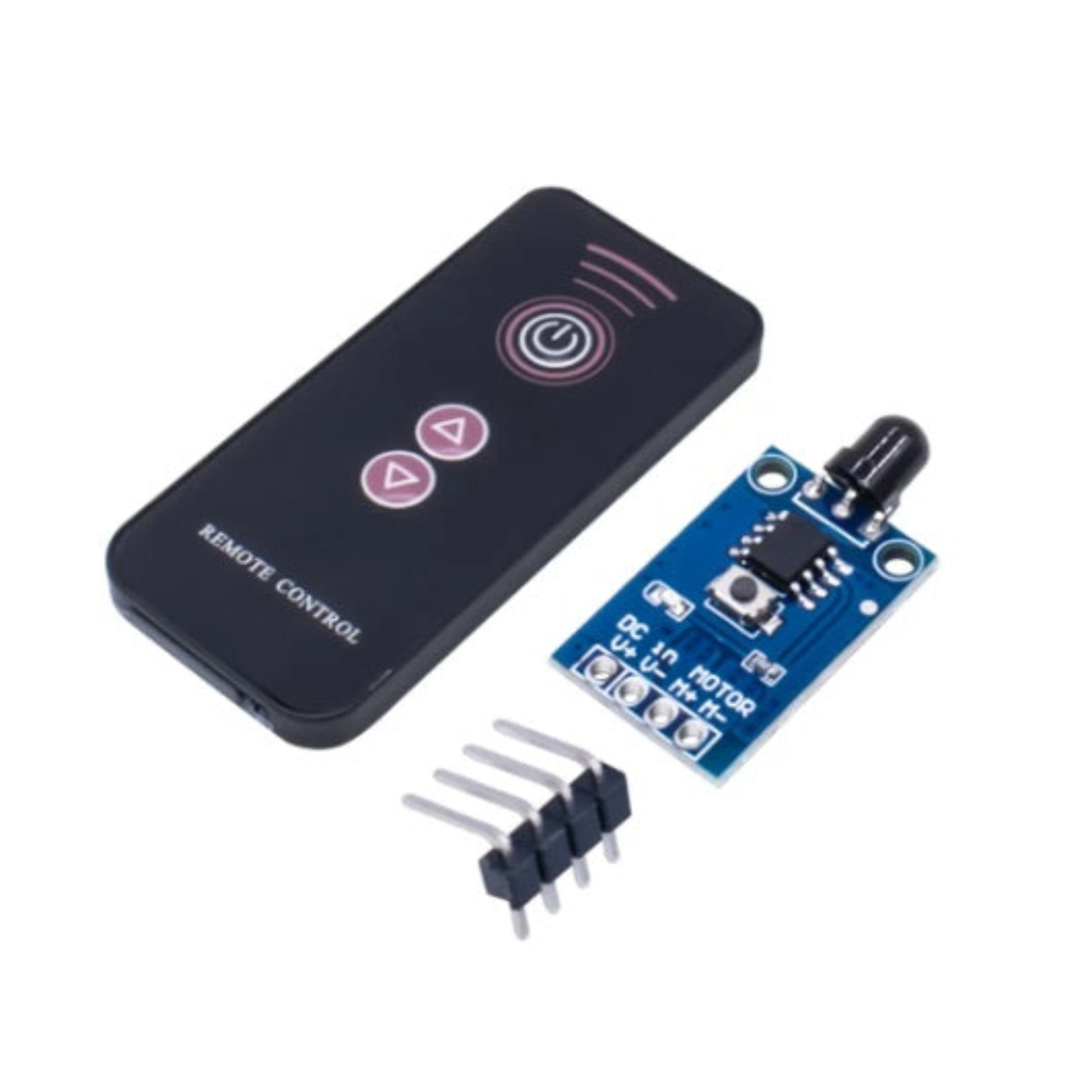 Micro IR Remote Control DC Motor Drive Module (3.3V-24V)