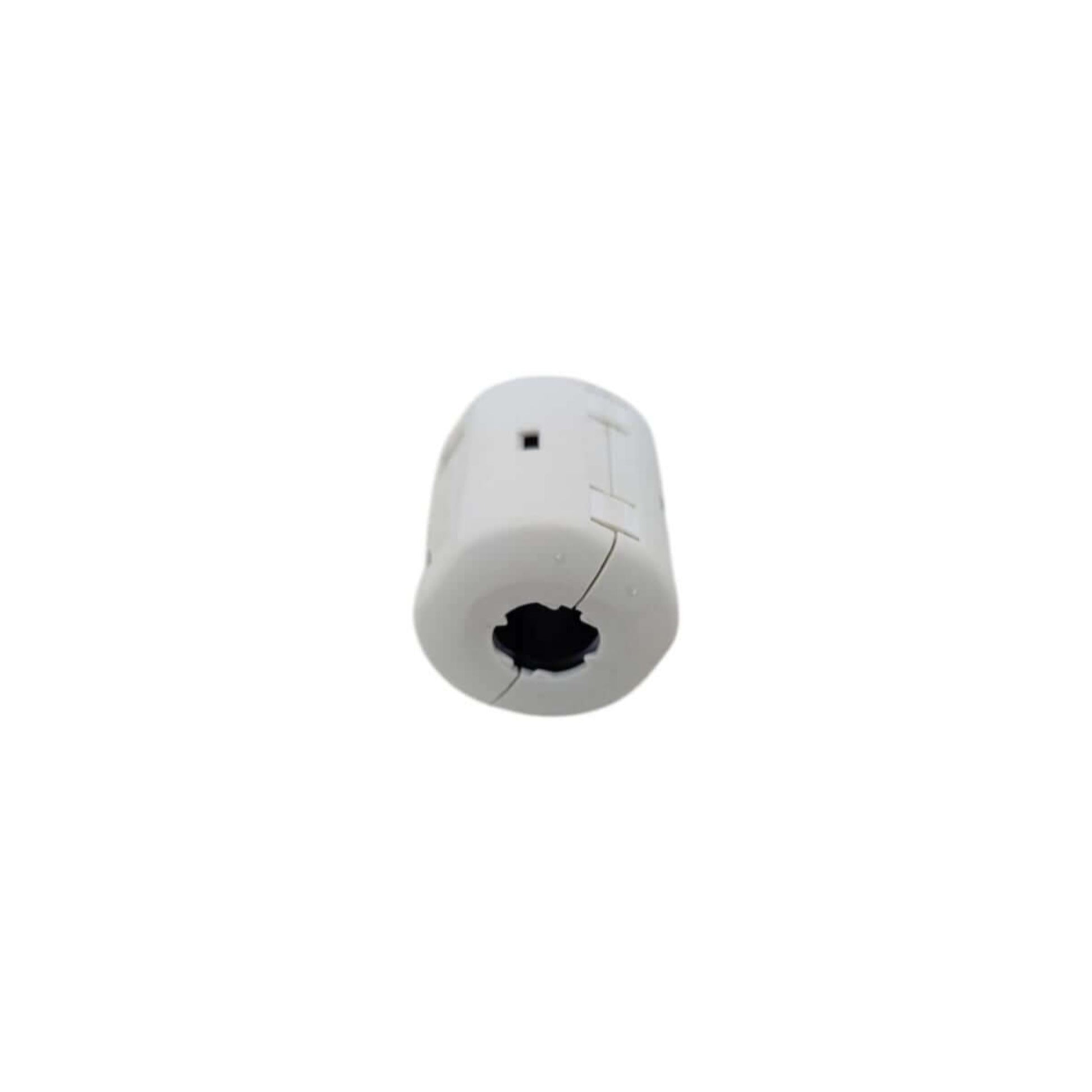 Japan KG RFC-10 split toroidal ferrite core with plastic housing for signal cable noise filtering.