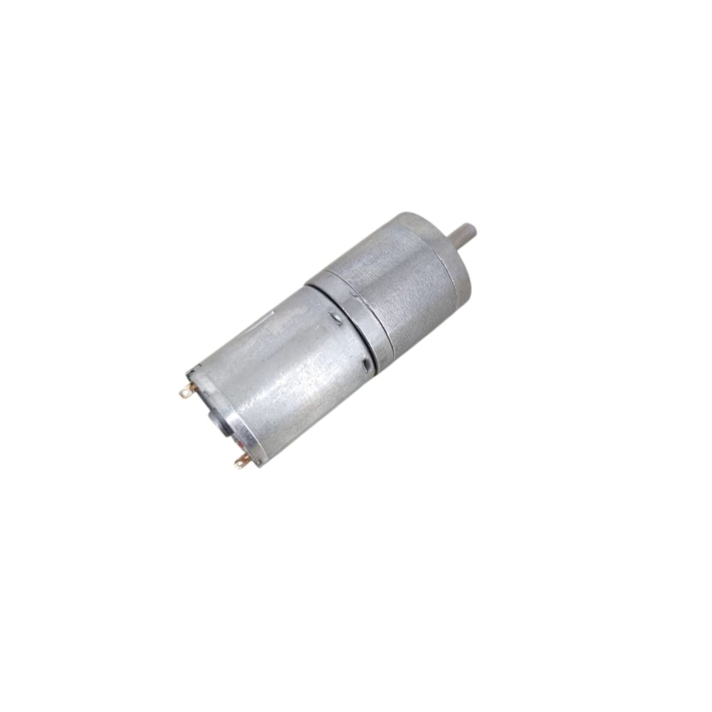 JGA25-370 12V DC Gear Motor showing compact design for low-speed, high-torque applications.