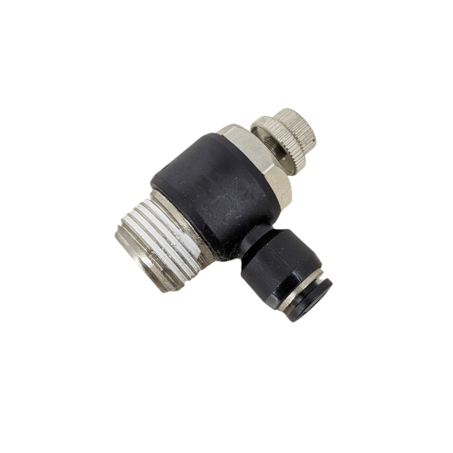 JSC6-04 大型氣動調速閥 (6mm管, 1/2吋螺紋)，工業級五金工具標準，網店下單可享實體店取貨便利。