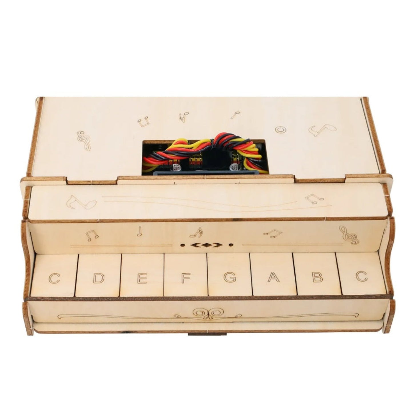 Overview of the Keyestudio STEM DIY Button Piano Kit