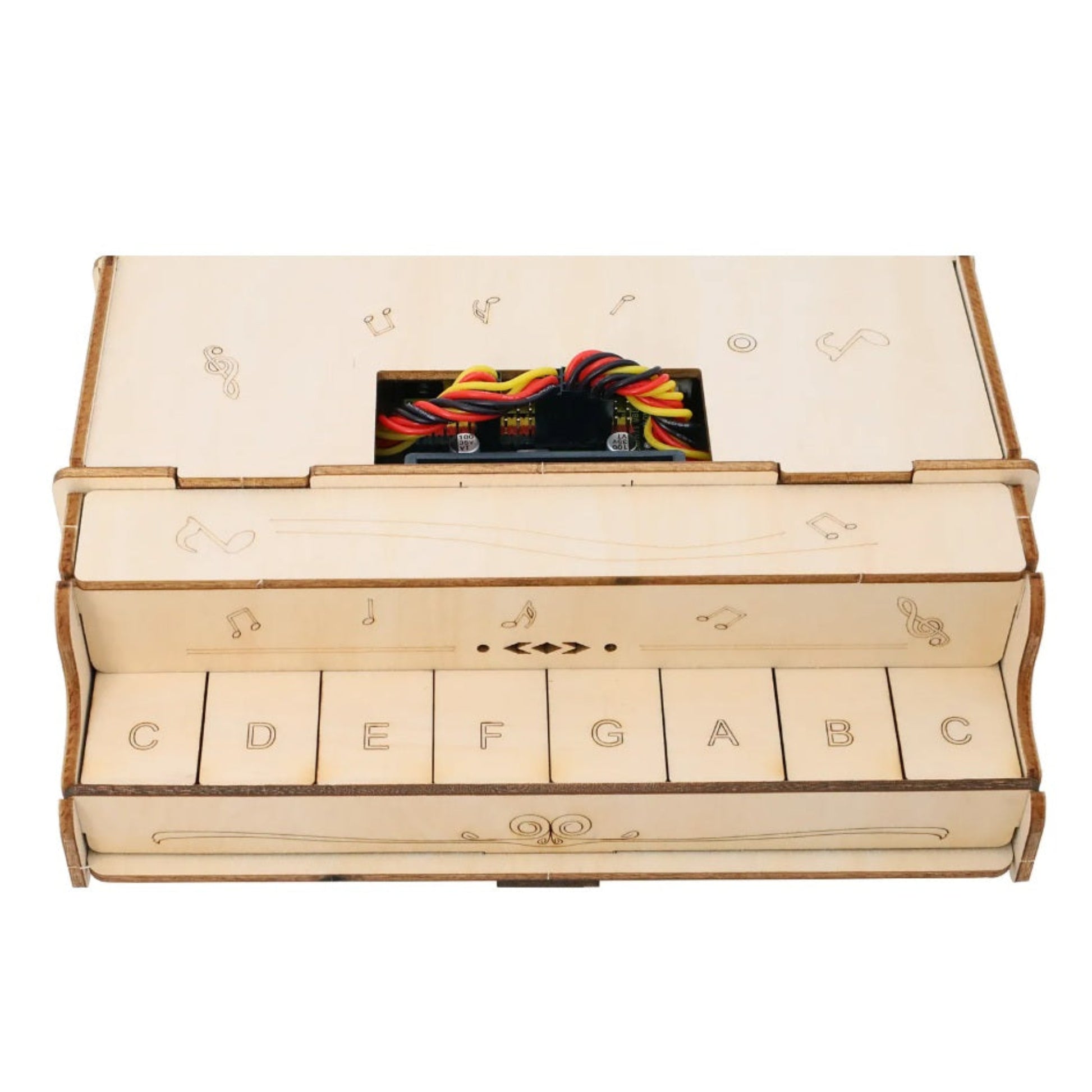 Overview of the Keyestudio STEM DIY Button Piano Kit