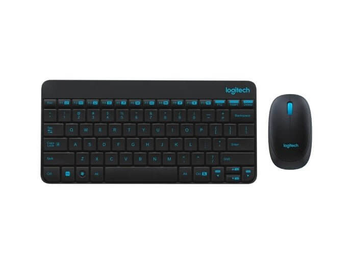 Logitech MK245 Nano Wireless Keyboard and Mouse Combo offering compact design and reliable wireless connectivity.