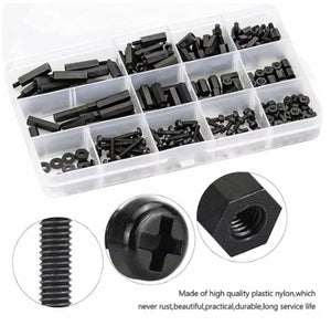 260PCS M3 Nylon Screw Set