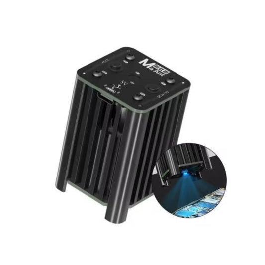 Type-C cooling fan with UV light for fast heat dissipation and dust removal in maintenance tasks.