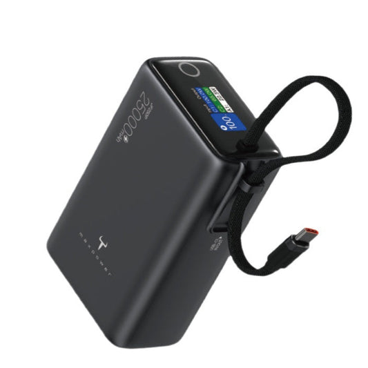 Maxpower JF250P 100W Power Bank floating view showing sleek design.