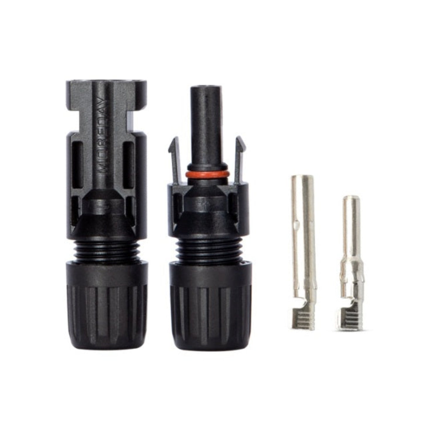 MC4 Solar Connector Male Female Pair Kit with crimping pins