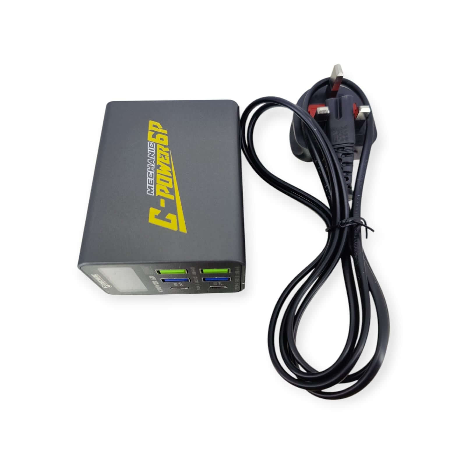 6 - Port 90W Digital Display Multi - Port USB - C/A Fast Charger - Sun Cheong Computer Company Limited