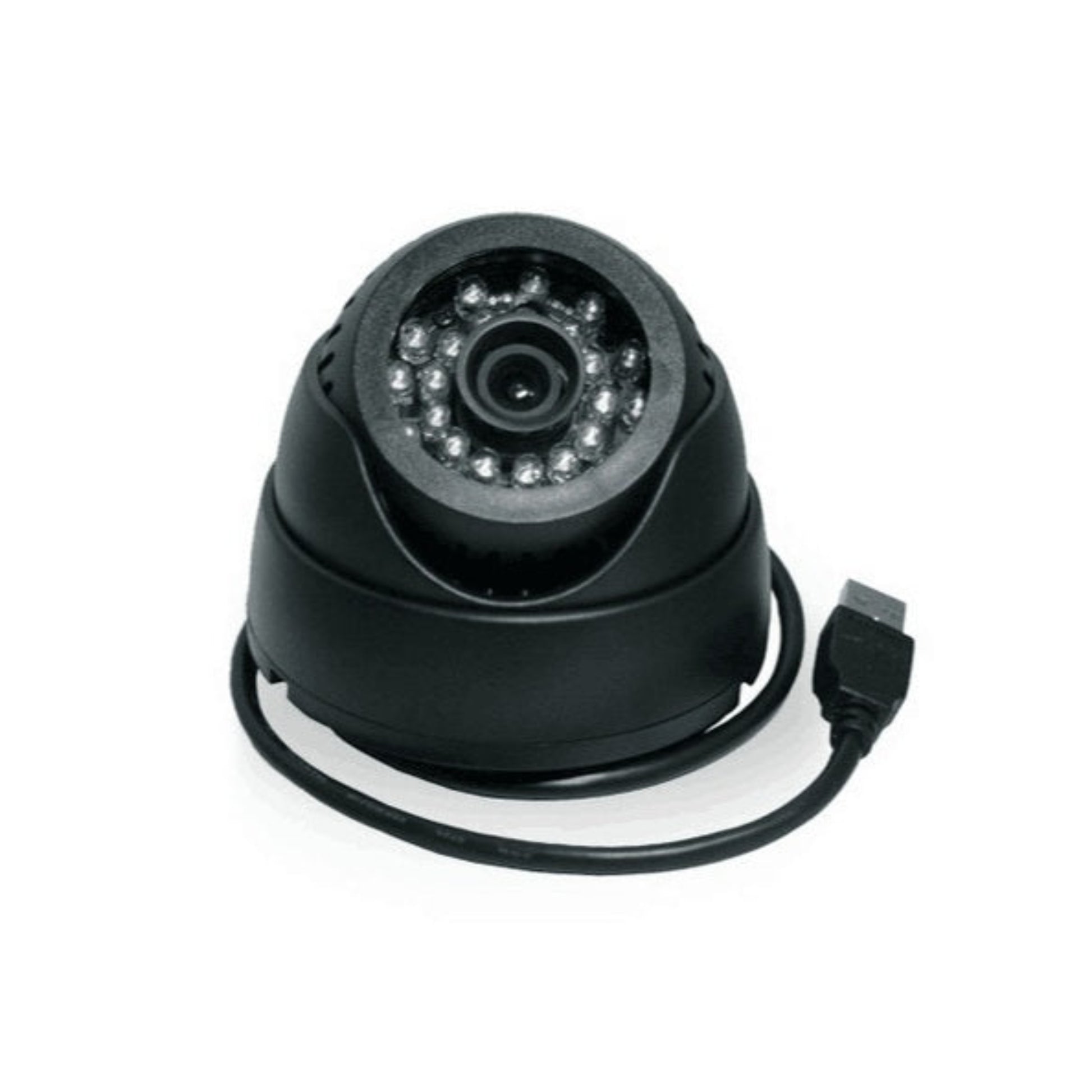 Inserting a 32GB TF memory card into a standalone dome camera