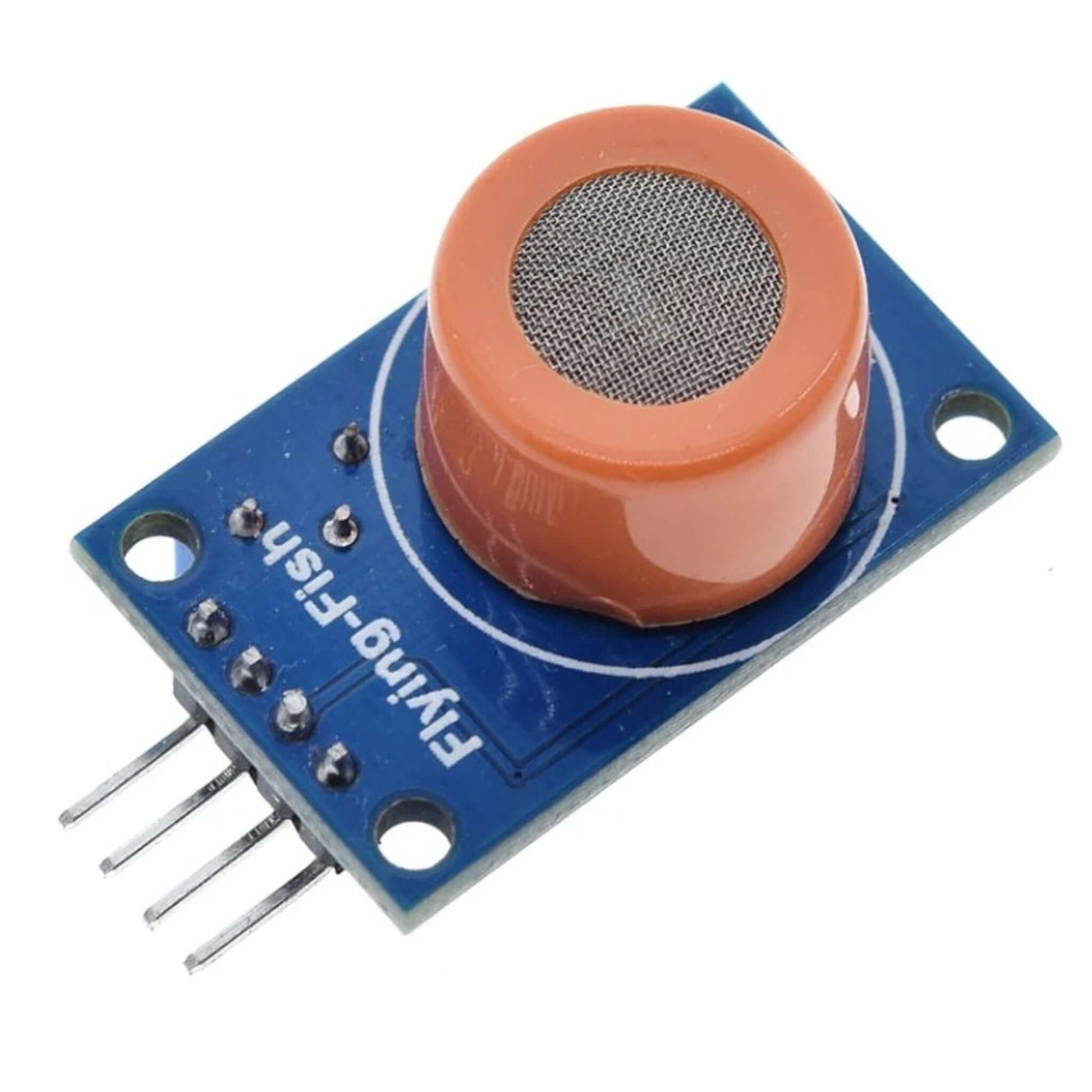 Front view of the MQ-3 Alcohol Sensor Module showing the round metal mesh sensing head.