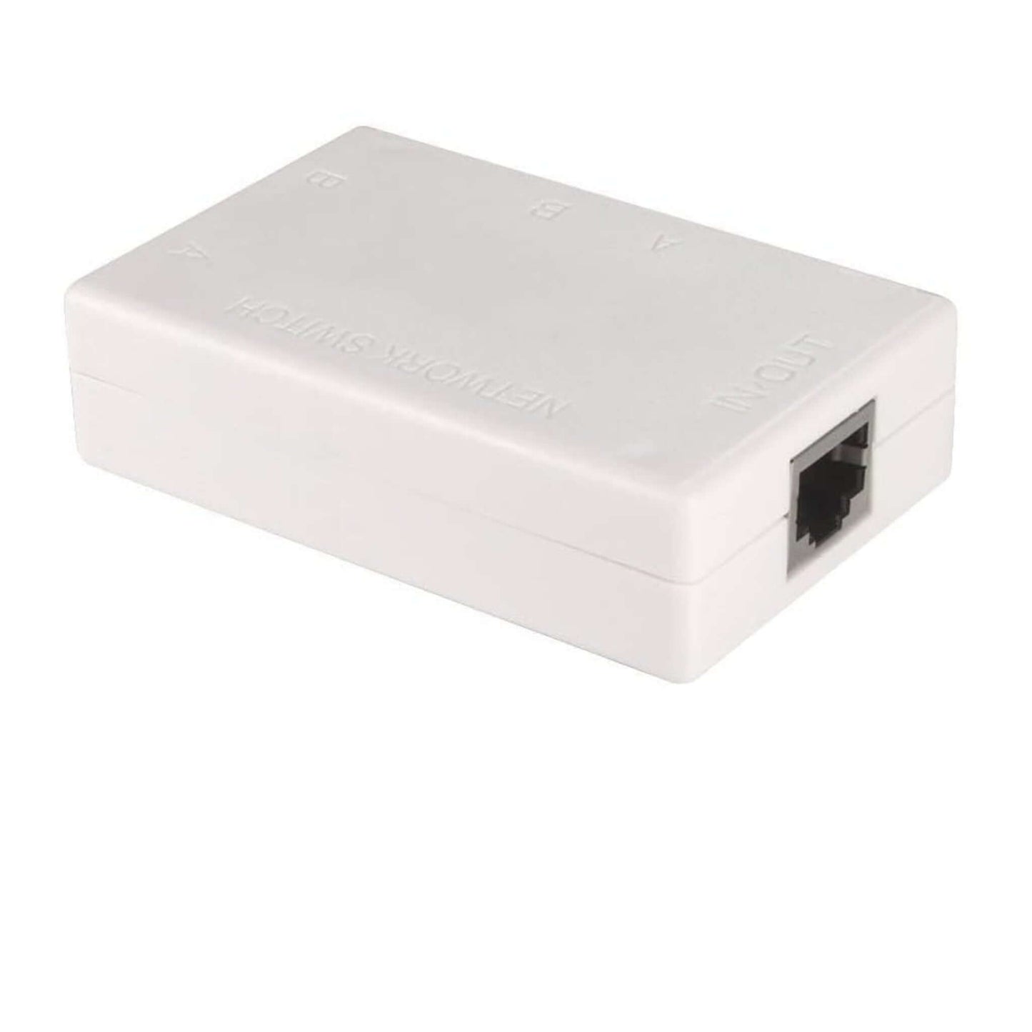 MT-VIKI 2-Port manual RJ45 network selector switch for dual PC setup.