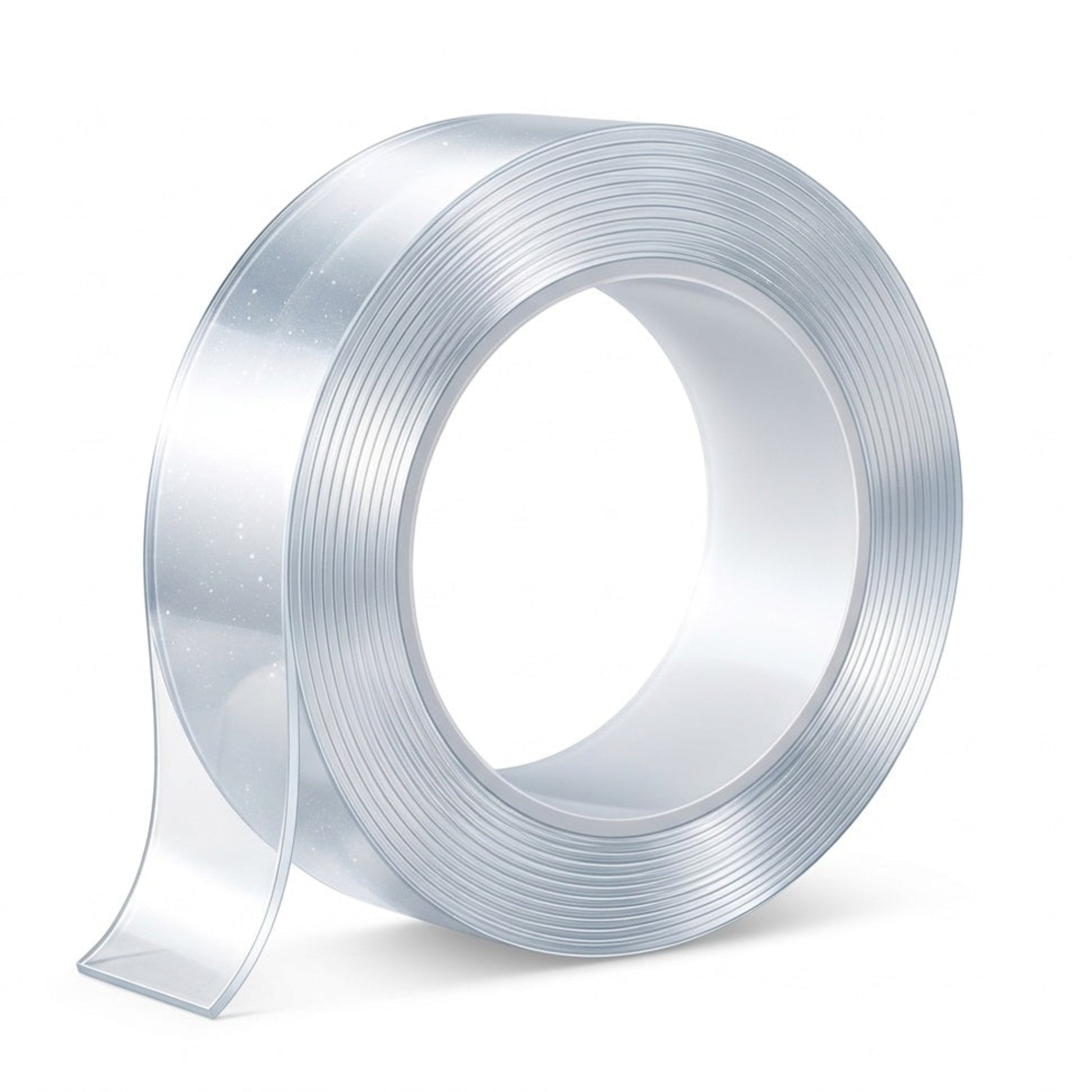 多功能納米無痕膠帶，強力雙面透明設計，支援水洗重複使用，免鑽孔不傷牆身。