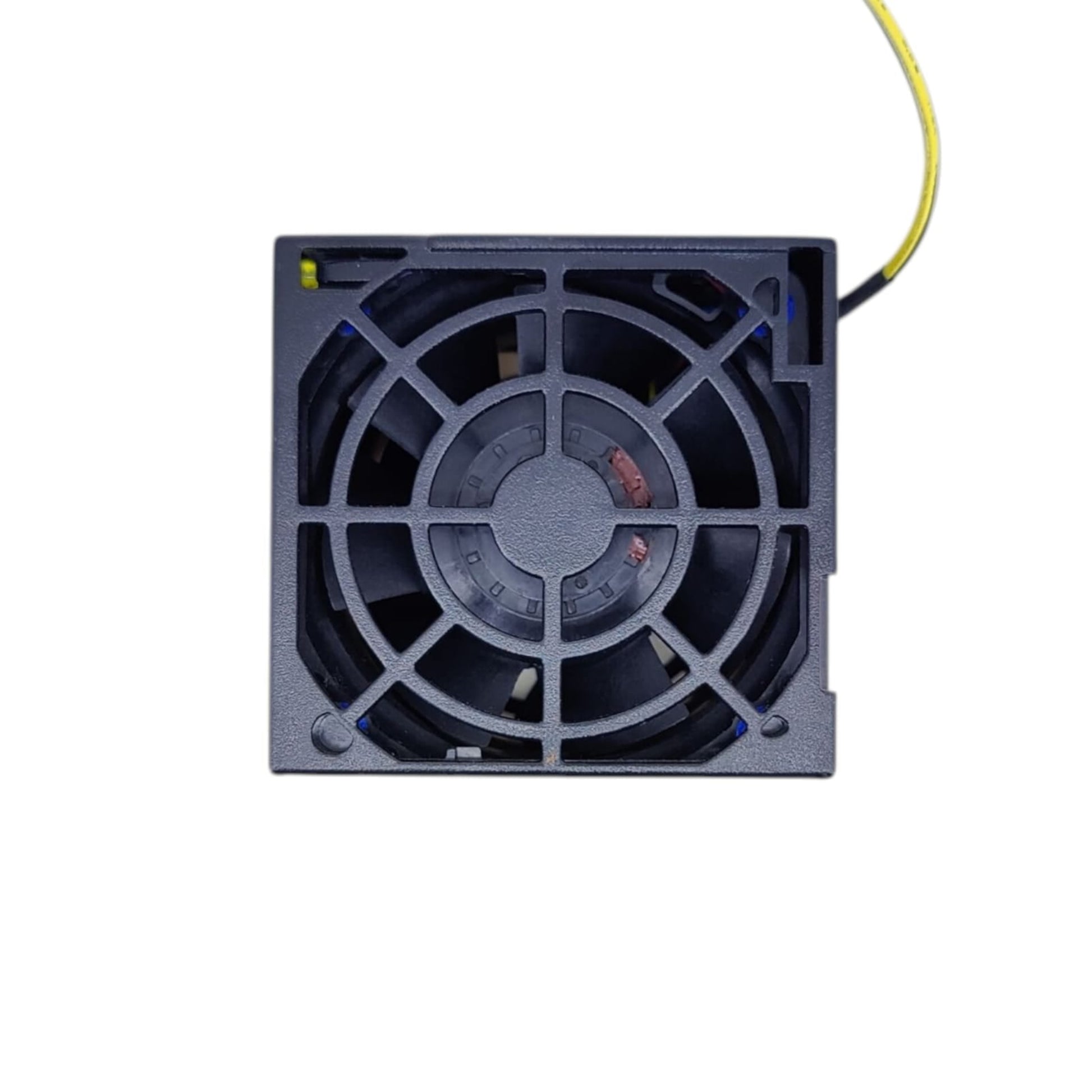 Front exhaust grille of the Nidec UltraFlo 12V 1.76A blower fan.