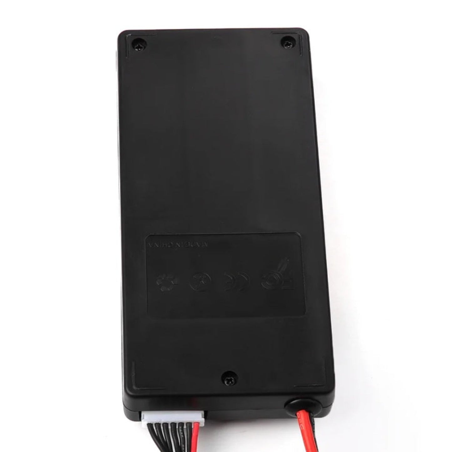 Bottom view of the parallel charging board case, showing 'Made in China' and regulatory symbols.