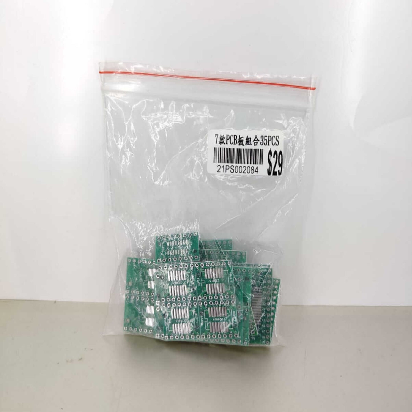 Retail packaging of 35pcs PCB adapter board kit