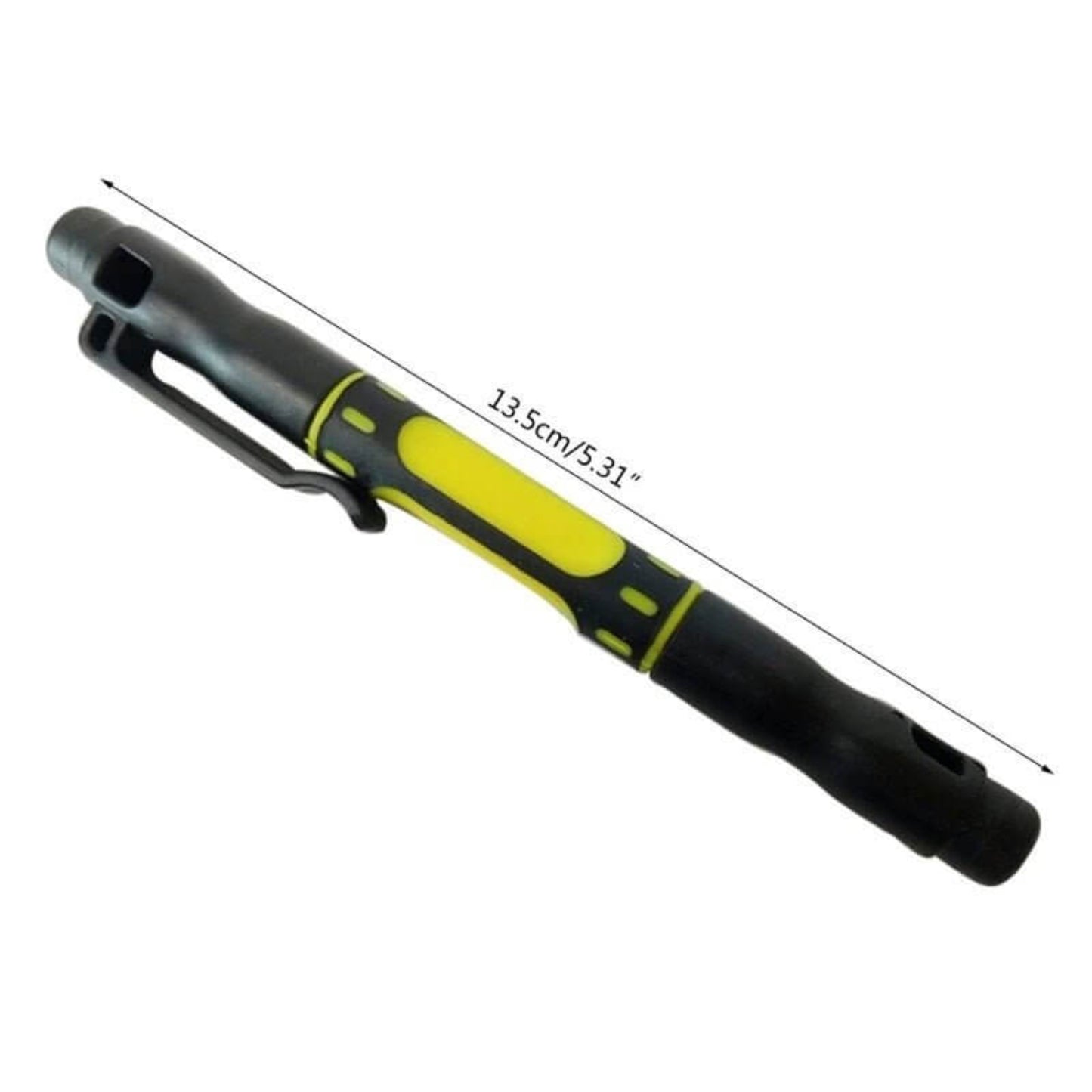 13.5cm compact pen style precision screwdriver dimensions showing portable pocket-friendly size.