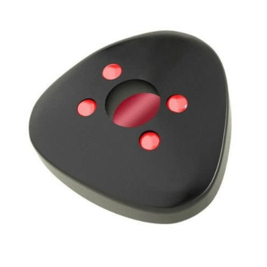 4 AI Infrared LEDs on a black hidden camera detector for privacy.