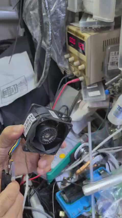 展示12v30w風扇的效果。