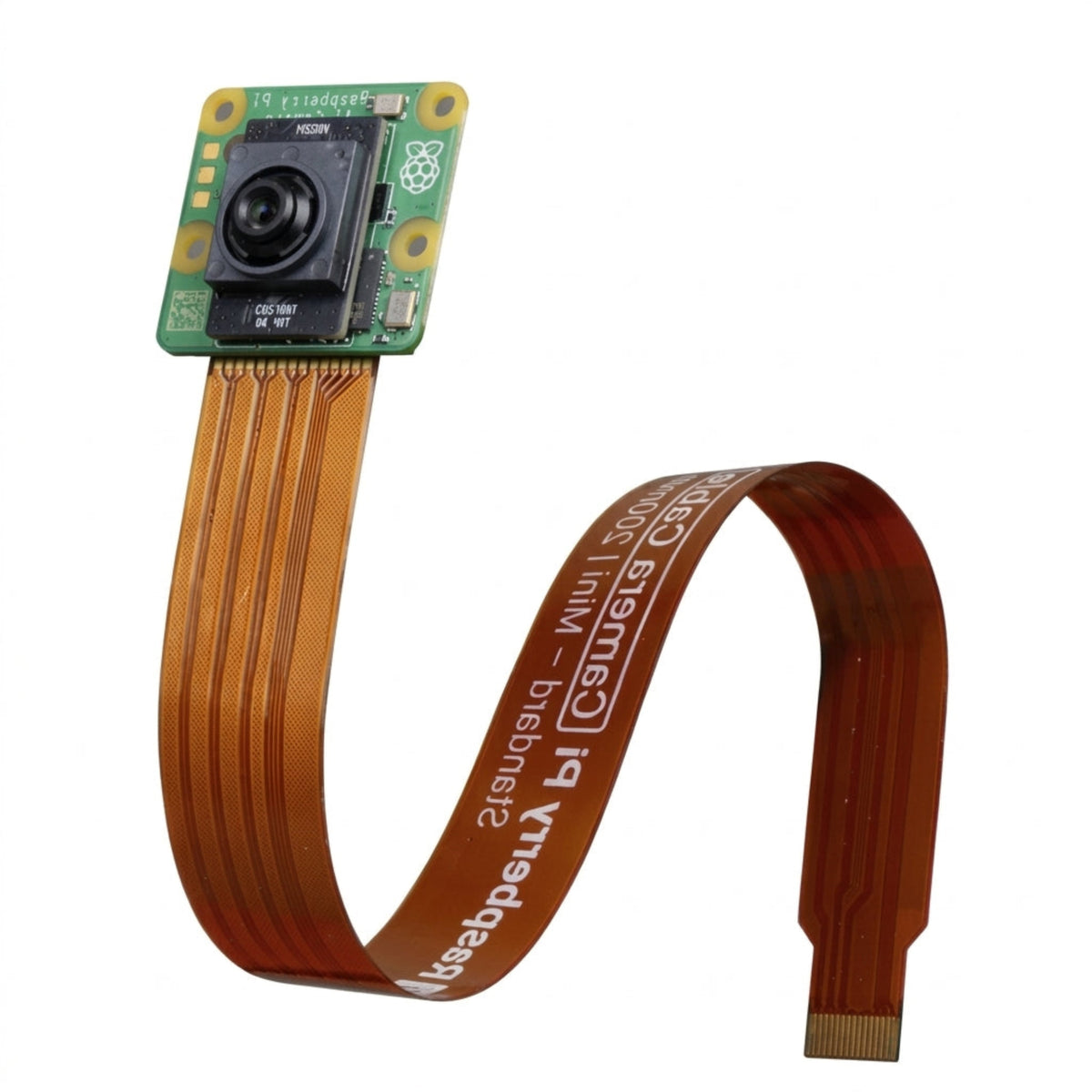 Raspberry Pi AI Camera 智能視覺鏡頭，配備 Sony IMX500 感測器及手動對焦環。