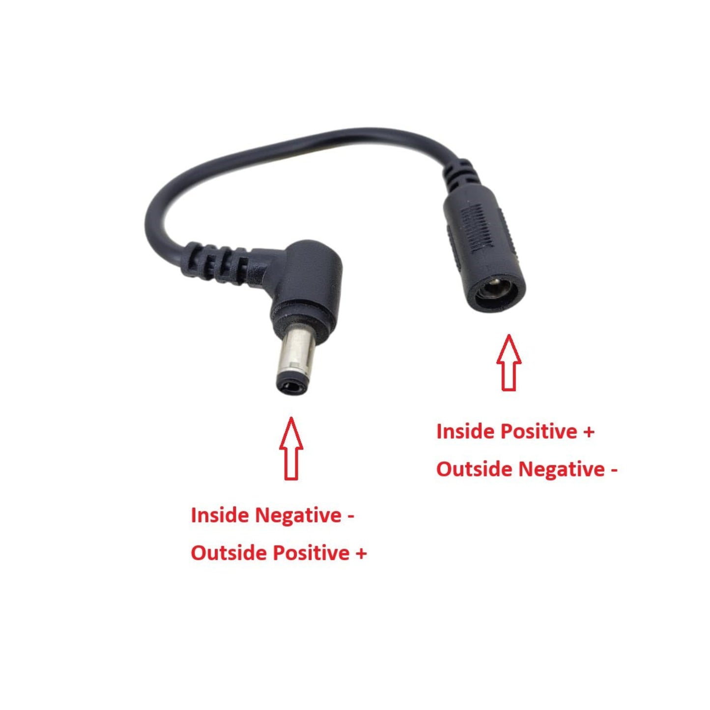 DC Polarity Reverse Cable 5.5mm x 2.1mm for reversing power polarity in electronic devices