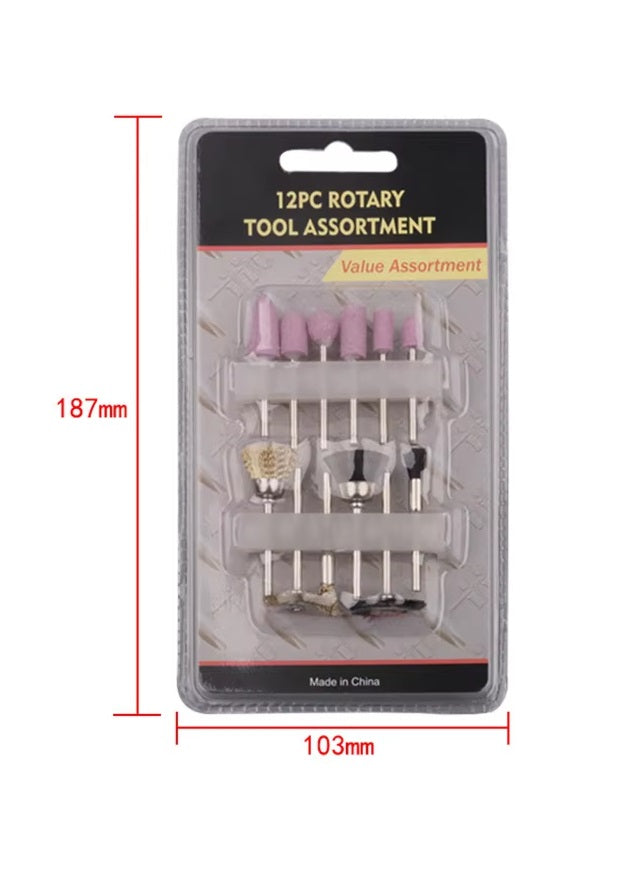 12pcs Rotary Tool Set