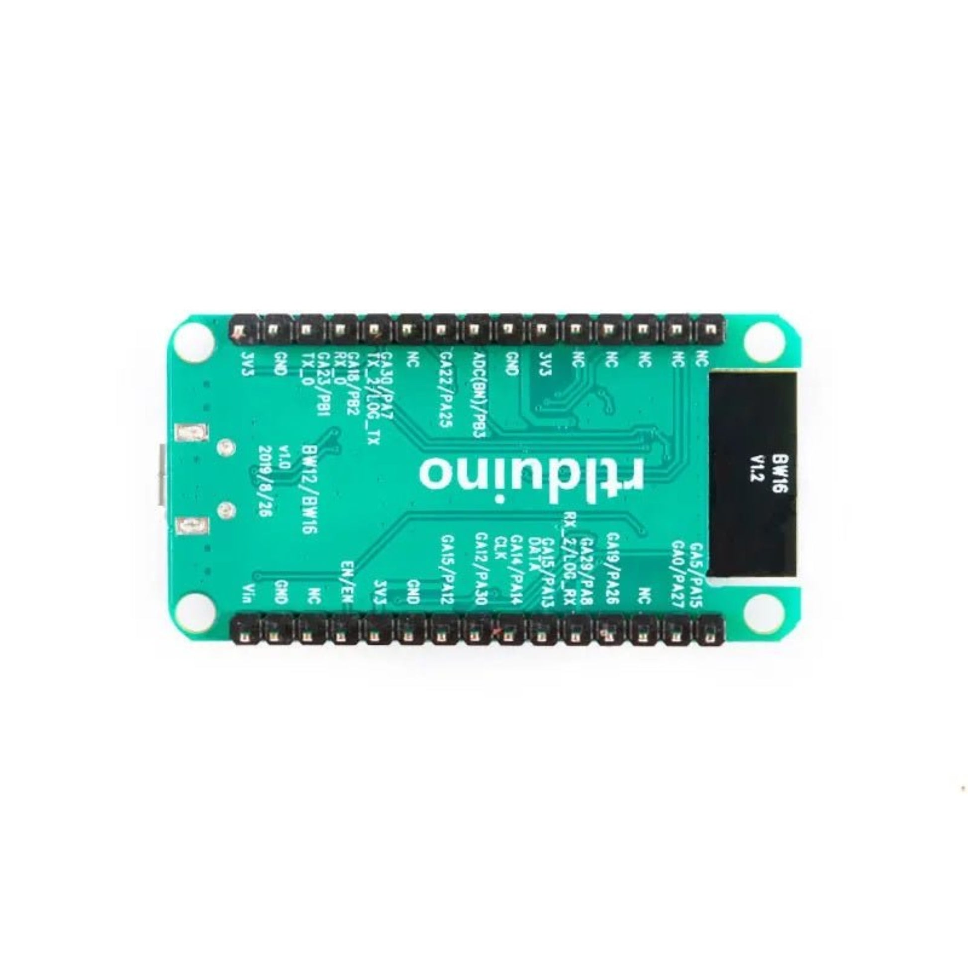 RTL8720DN Development Board BW16 with WiFi and Bluetooth interface for IoT projects.
