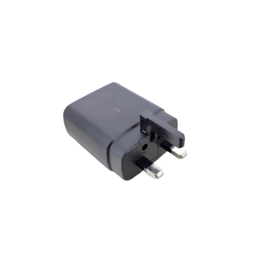 Side profile of the official Samsung 45W USB-C travel adapter.