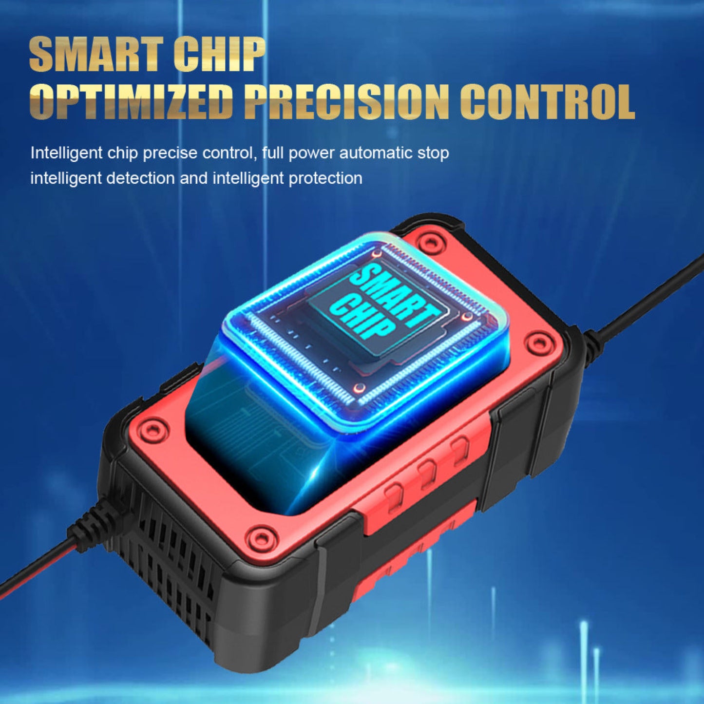 Smart AI chip for precision control and automatic stop